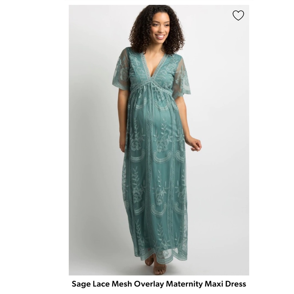Pink blush lace dress (can be maternity)